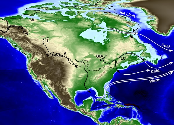 The end of the ice age caused by a jökulhlaup to the Gulf of Mexico?
